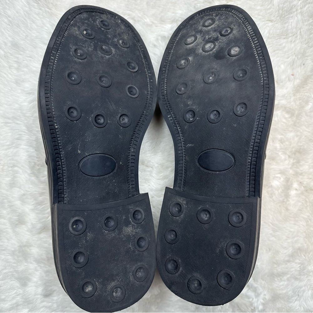 Protocol Slip-On Loafers with Rounded Toe and Durable Sole Black Size 12 - Picture 9 of 16